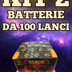 Kit 2 Batterie 100 Lanci