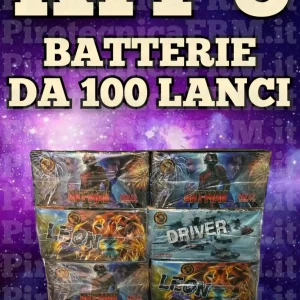 Kit 8 Batterie 100 Lanci