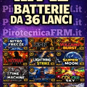 Kit 12 Batterie 36 Lanci